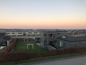 Udsigt solnedgang