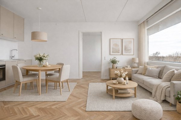 Visualisering køkken-alrum