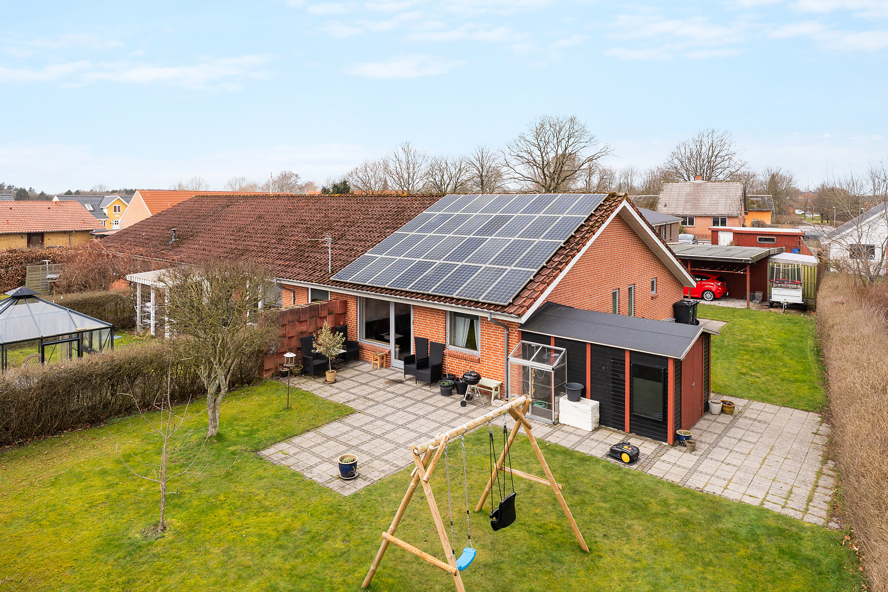 Rækkehus på Hovedgaden 41C 7490 Aulum.