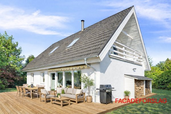 FACADEFORSLAG - Set fra haven