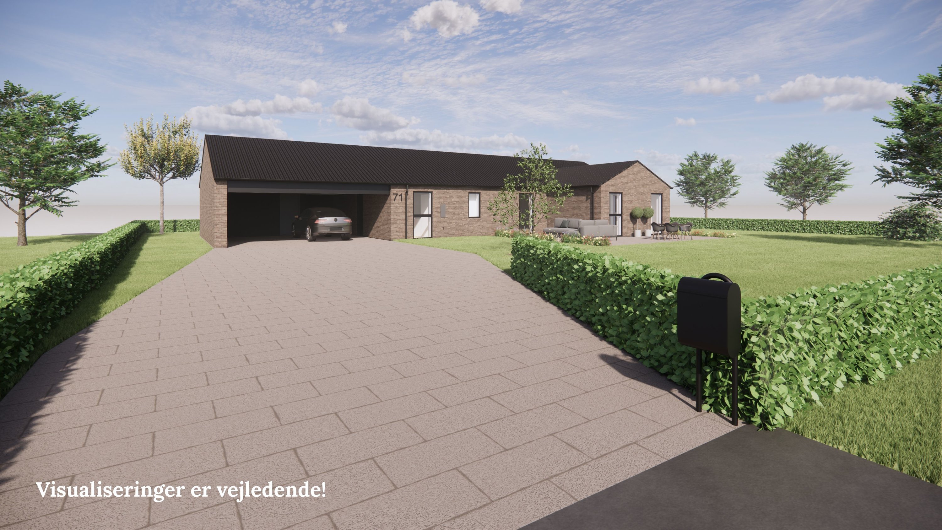 Villa på Vesterdamsvænget 71 7400 Herning.