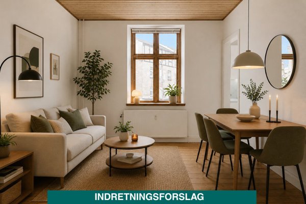 Indretningsforslag - Stue