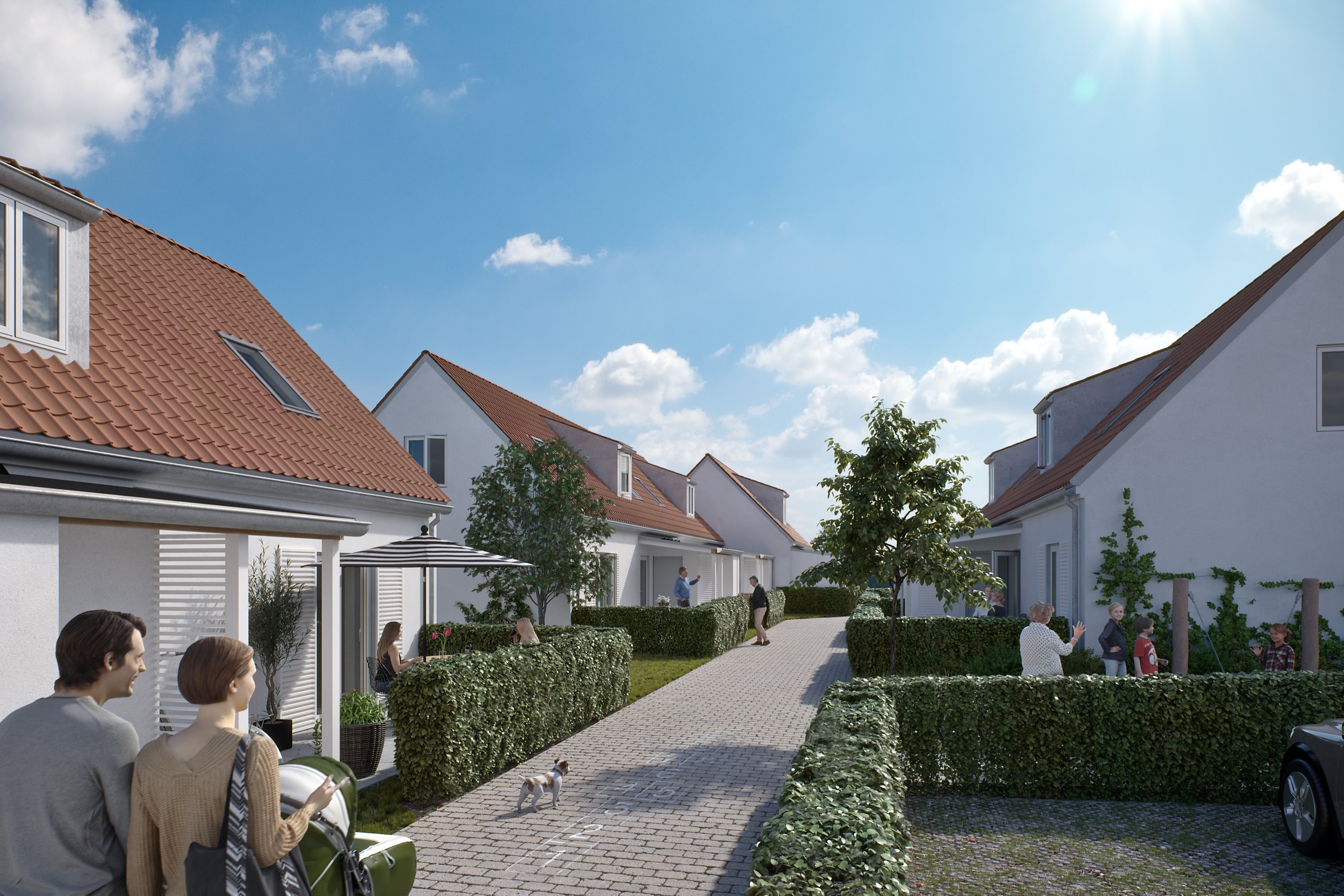 Rækkehus på Udbyvænge 6 4300 Holbæk.